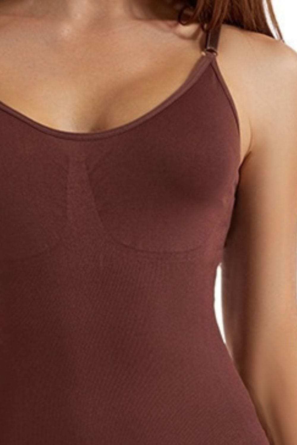 Basic Bae Full Size Scoop Neck Butt Lifting Bodysuit - Trendsi - Flyclothing LLC
