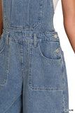 Zenana Denim Medium Washed Wide Leg Overalls - Trendsi - Flyclothing LLC