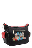 Nicole Lee USA Martha Travels Italy Multi Pocket Shoulder Bag - Trendsi - Flyclothing LLC