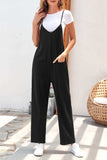 Pocketed Spaghetti Strap Wide Leg Jumpsuit - Trendsi - Flyclothing LLC