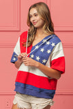 BiBi American Flag Theme Hoodie - Trendsi - Flyclothing LLC