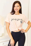 Simply Love MAMA Heart Graphic T-Shirt - Trendsi - Flyclothing LLC
