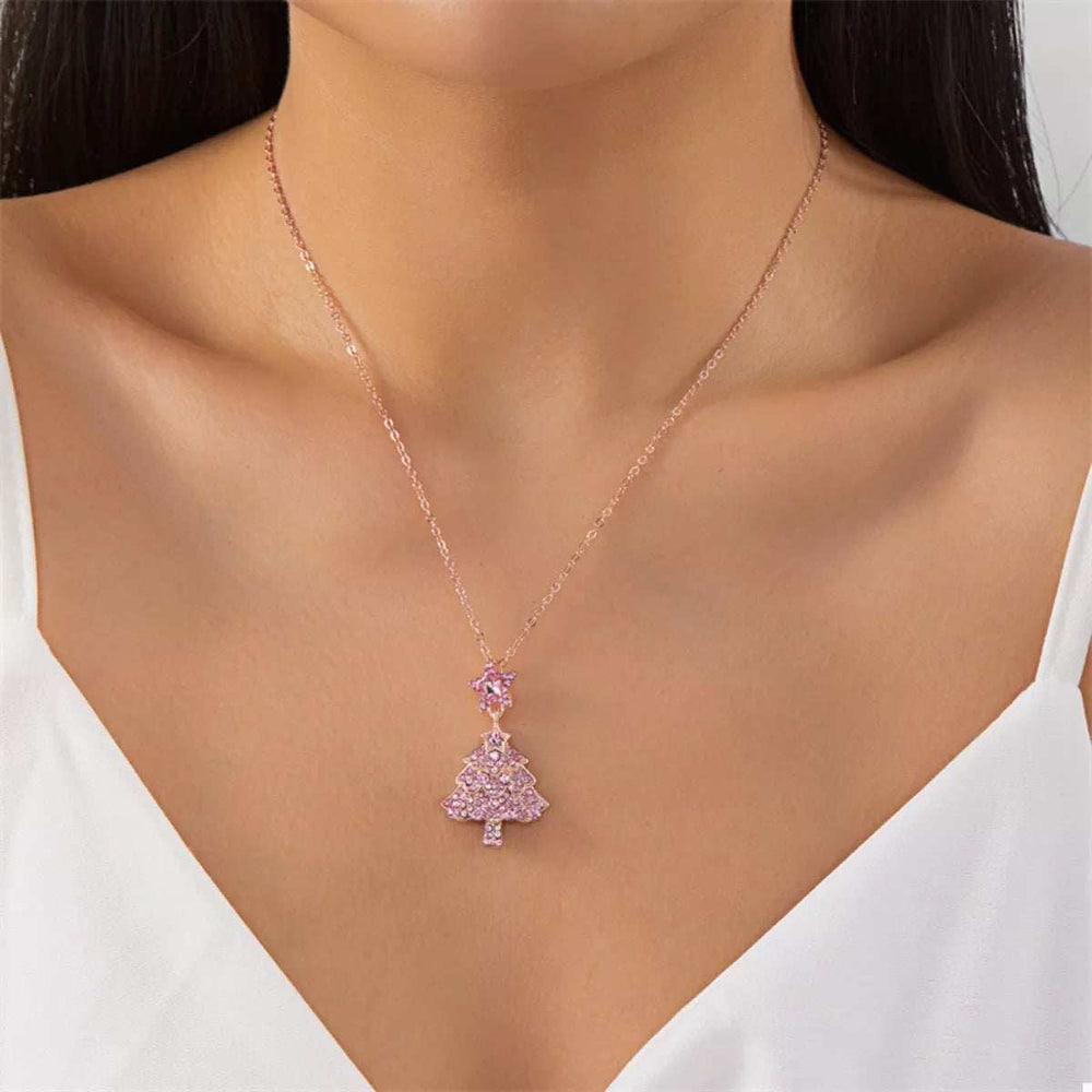 Christmas Tree Pendant Necklace - Trendsi - Flyclothing LLC