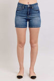 Judy Blue Full Size High Waist Denim Shorts Plus Size - Trendsi - Flyclothing LLC