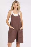 Mittoshop Scoop Neck Spaghetti Strap Overalls with Pockets - Trendsi - Flyclothing LLC