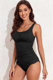 Square Neck Wide Strap Tankini Set - Trendsi - Flyclothing LLC