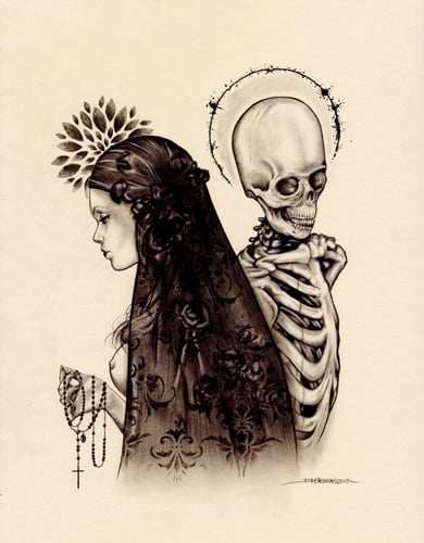 Black Market Art Company A Lingering Despair Print - Black Market Art Company - Flyclothing LLC