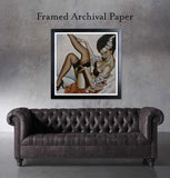 Black Market Art Company A Live Wire Print - Black Market Art Company - Flyclothing LLC