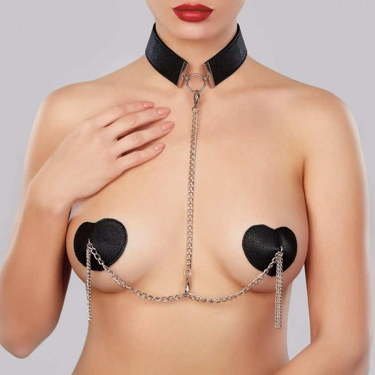 Allure Lingerie le burlesque collar & pasties - Allure Lingerie - Flyclothing LLC