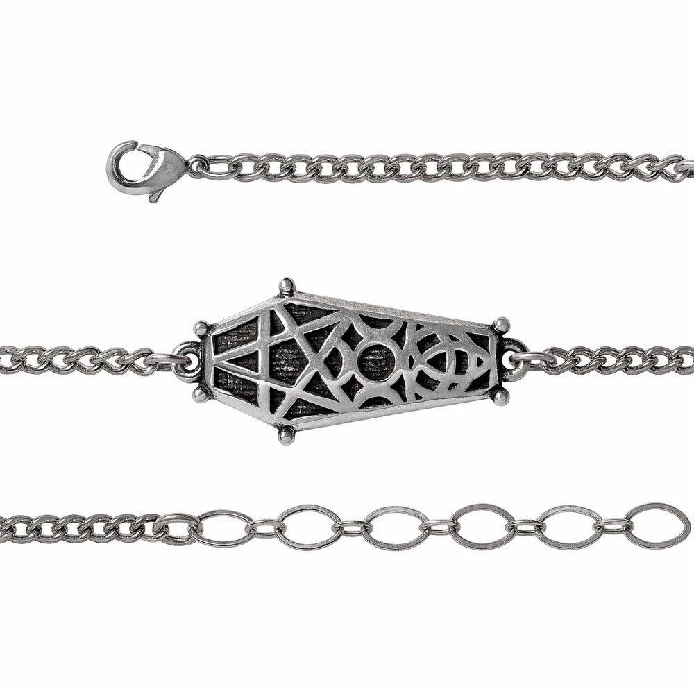 Alchemy Hex Coffin Bracelet Wrist Chain - Alchemy Gothic - Flyclothing LLC