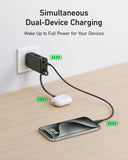 Anker Power Bank (30W, 5k, Fusion, Built-In USB-C Cable)