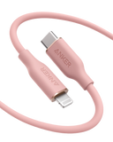 Anker <b>641</b> USB-C to Lightning Cable (Flow, 3 ft Silicone)