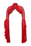 Daisy Corsets Red Lace Shrug Bolero Jacket - Daisy Corsets - Flyclothing LLC