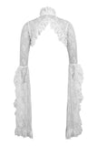 Daisy Corsets White Lace Shrug Bolero Jacket - Daisy Corsets - Flyclothing LLC