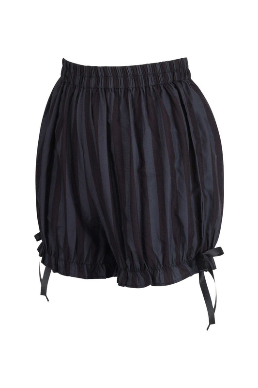 Daisy Corsets Dark Gray/Black Striped Bloomers - Daisy Corsets - Flyclothing LLC