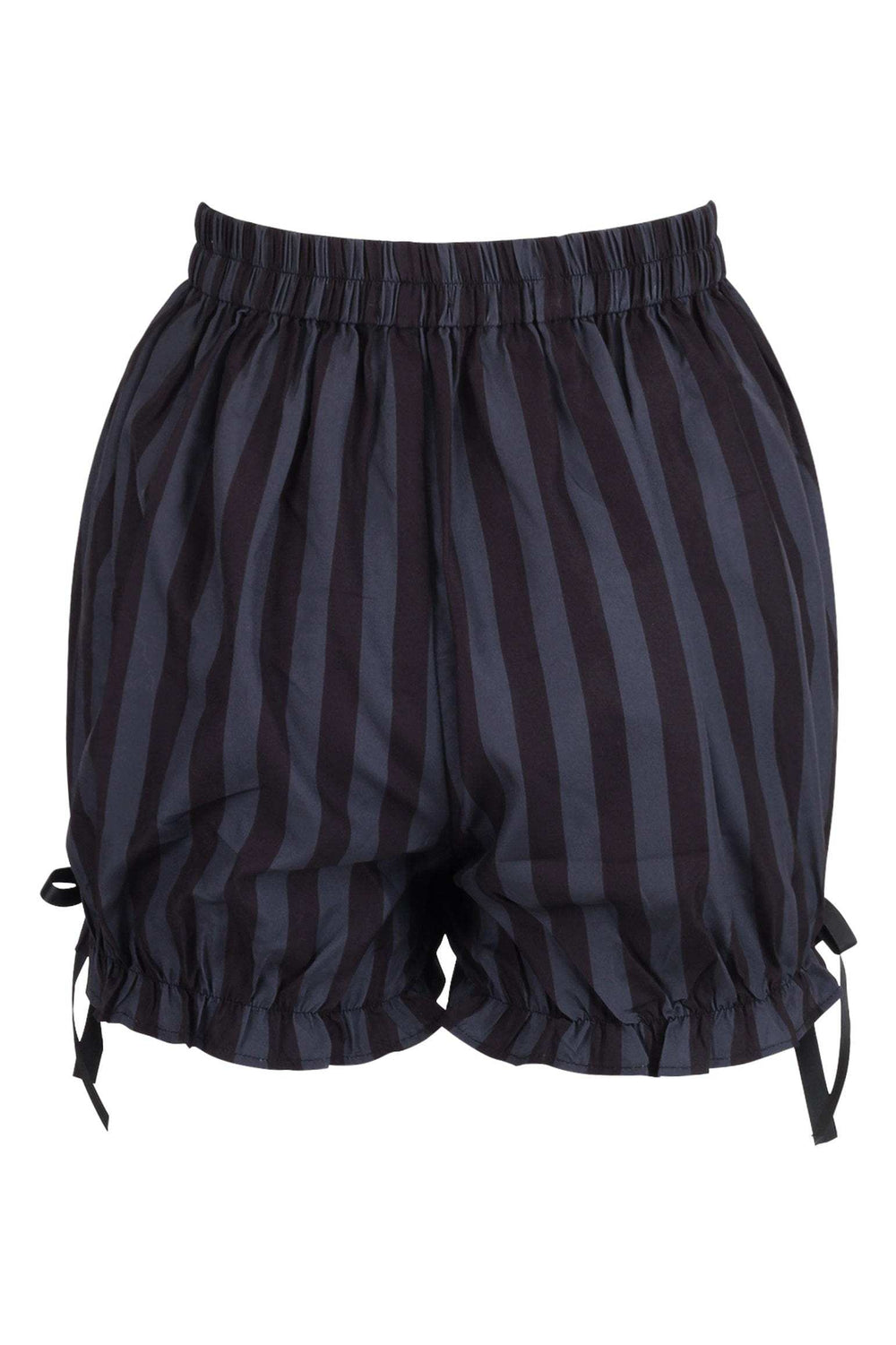 Daisy Corsets Dark Gray/Black Striped Bloomers - Daisy Corsets - Flyclothing LLC