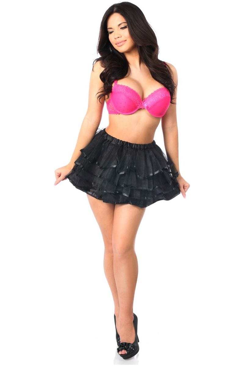 Daisy Corsets USA Black Ribbon Tutu - Daisy Corsets - Flyclothing LLC