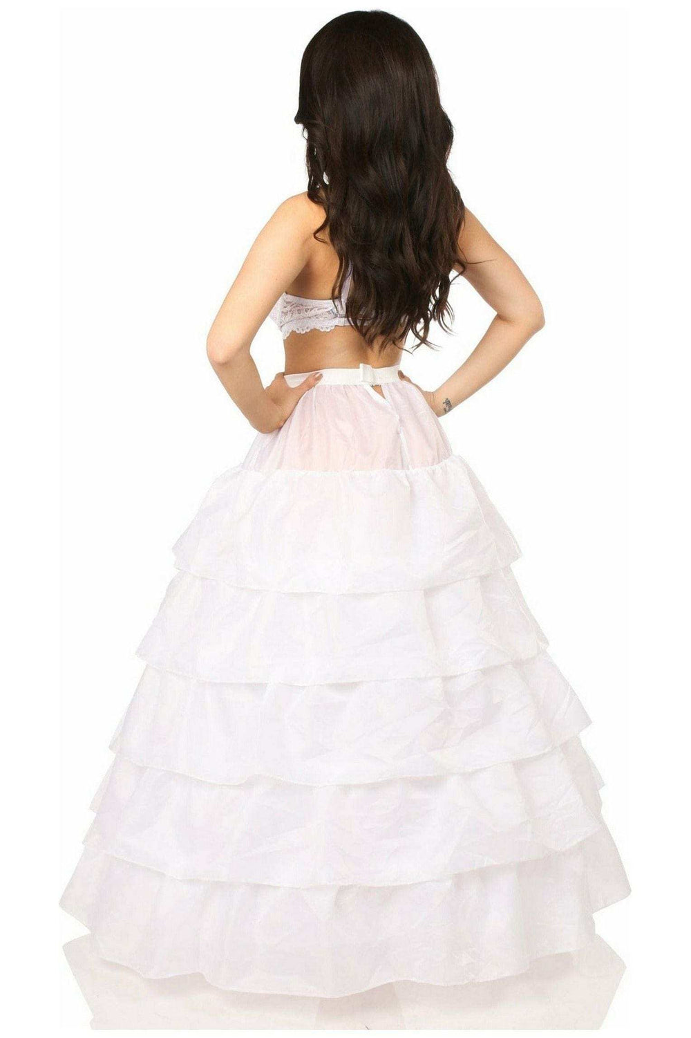 Daisy Corsets White Hoop Skirt - Daisy Corsets - Flyclothing LLC