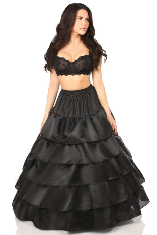 Daisy Corsets Black Hoop Skirt - Daisy Corsets - Flyclothing LLC