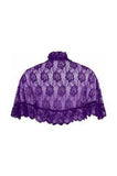 Daisy Corsets Purple Lace Cape - Daisy Corsets - Flyclothing LLC