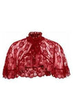 Daisy Corsets Red Lace Cape - Daisy Corsets - Flyclothing LLC