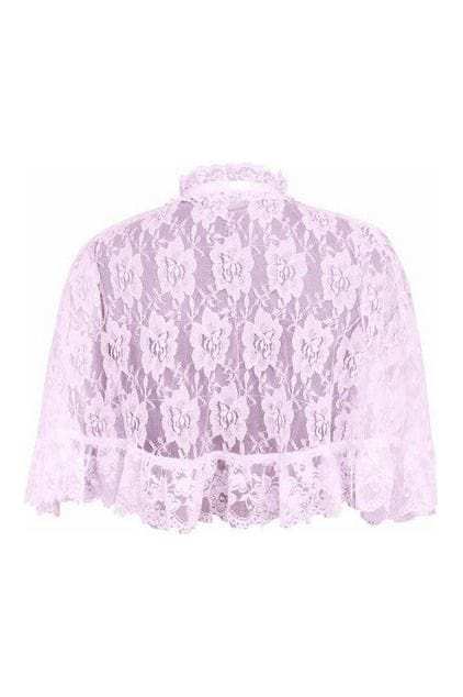 Daisy Corsets Lt Pink Lace Cape - Daisy Corsets - Flyclothing LLC