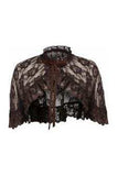 Daisy Corsets Brown Lace Cape - Daisy Corsets - Flyclothing LLC