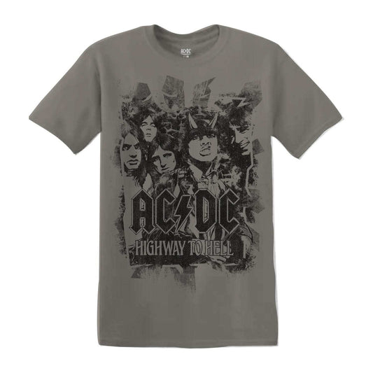 ACDC Highway To Hell Mono Unisex T-Shirt - ACDC - Flyclothing LLC
