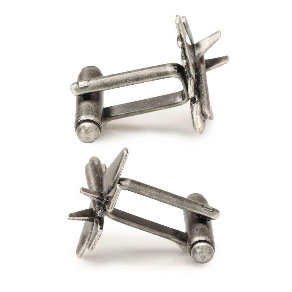 Military Jet 3D Cufflinks - Cufflinks.com - Flyclothing LLC