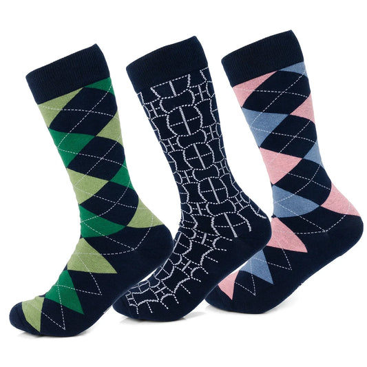Argyle Hidden Message Sock Set - Cufflinks.com - Flyclothing LLC