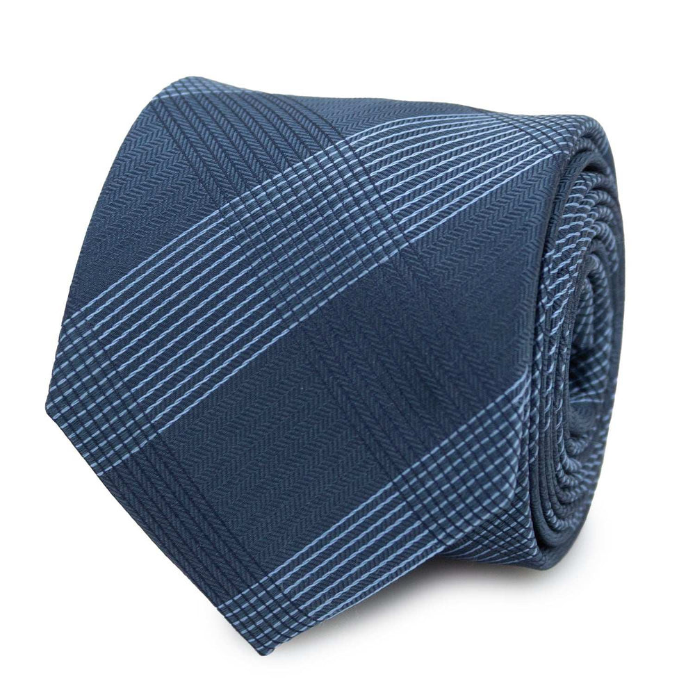 Best Dad Plaid Dark Blue Men's Tie - Cufflinks.com - Flyclothing LLC