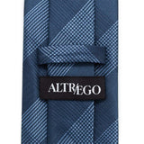 Best Dad Plaid Dark Blue Men's Tie - Cufflinks.com - Flyclothing LLC