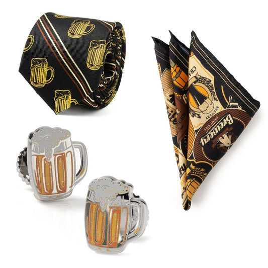 Beer Aficionado Gift Set - Cufflinks.com - Flyclothing LLC