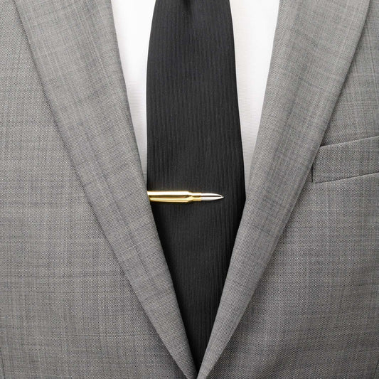 50 Cal Bullet Tie Clip - Cufflinks.com - Flyclothing LLC