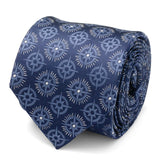 Compass Hidden Message Navy Blue Men's Tie - Cufflinks.com - Flyclothing LLC