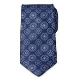 Compass Hidden Message Navy Blue Men's Tie - Cufflinks.com - Flyclothing LLC