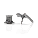 Golf 18th Hole Antique Silver Lapel Pin - Cufflinks.com - Flyclothing LLC