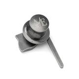 Golf 18th Hole Antique Silver Lapel Pin - Cufflinks.com - Flyclothing LLC
