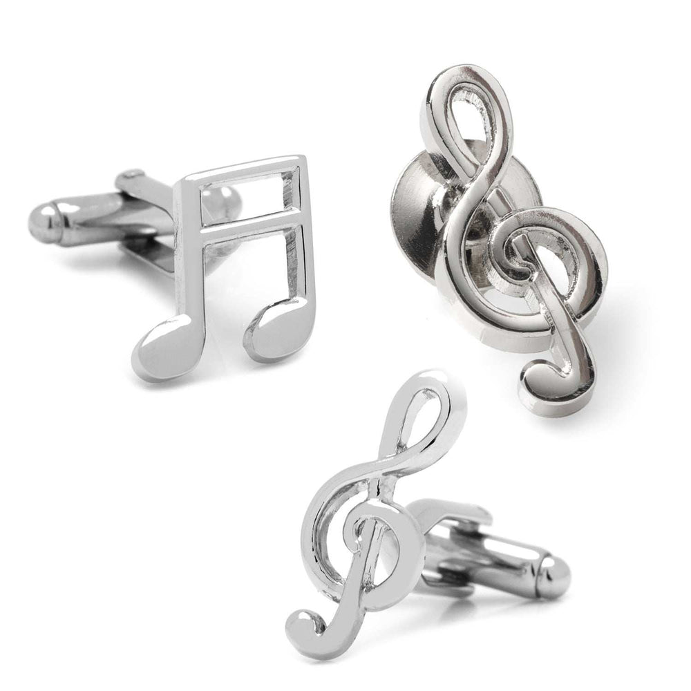 Music Notes Gift Set - Cufflinks.com - Flyclothing LLC