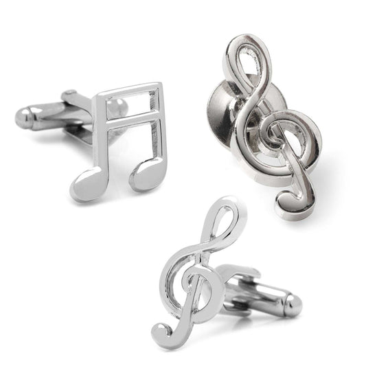 Music Notes Gift Set - Cufflinks.com - Flyclothing LLC