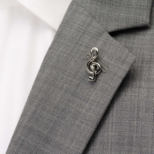 Musical Symbol Lapel Pin - Cufflinks.com - Flyclothing LLC