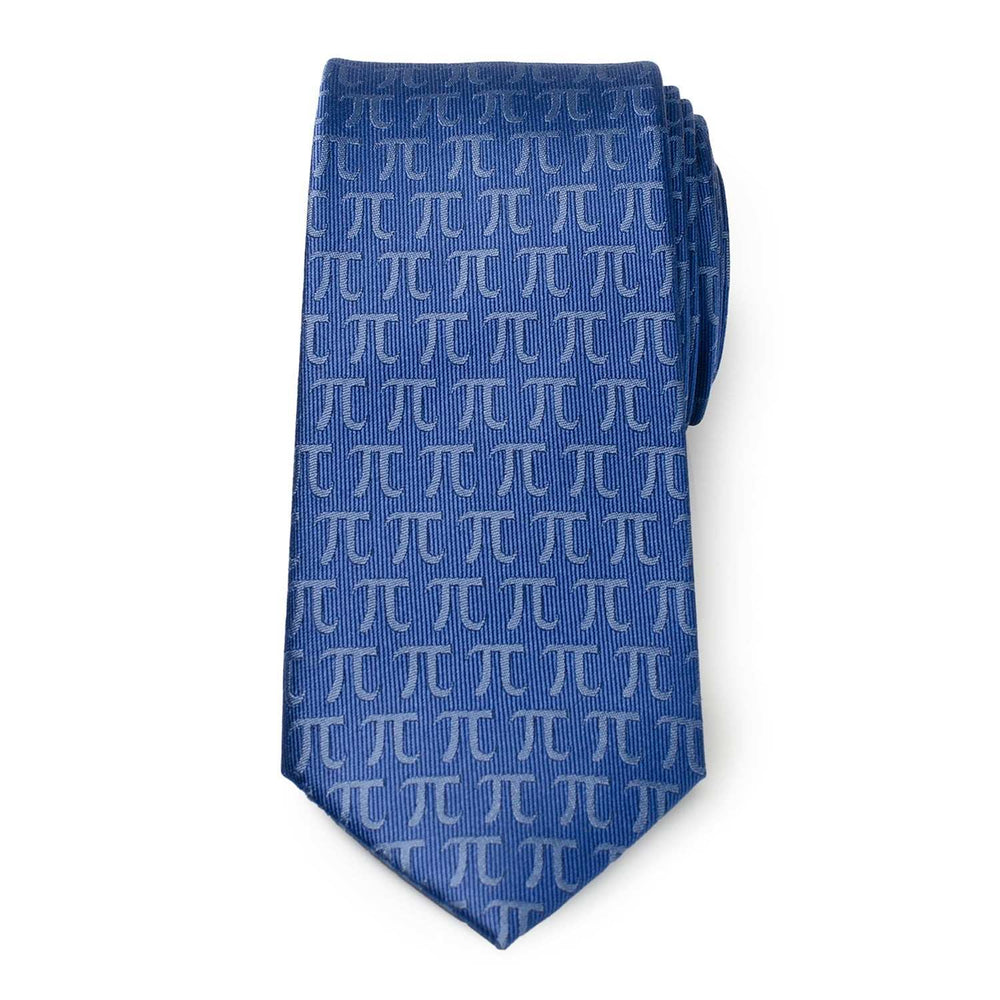 Pi Mathematics Symbol Blue Men's Tie - Cufflinks.com - Flyclothing LLC