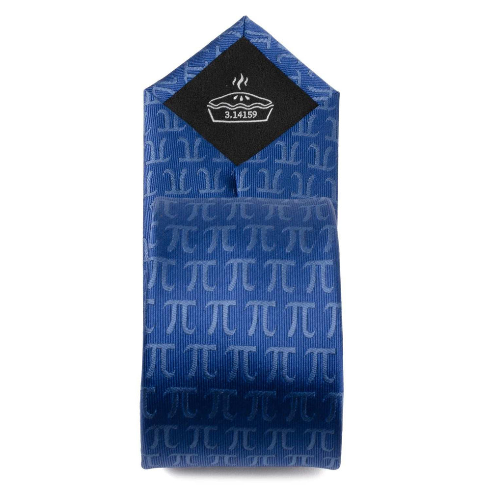 Pi Mathematics Symbol Blue Men's Tie - Cufflinks.com - Flyclothing LLC
