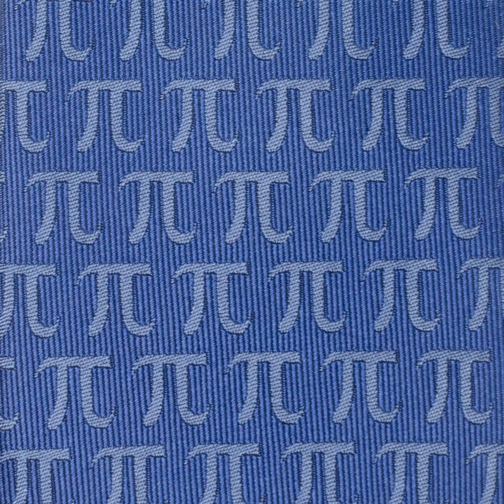 Pi Mathematics Symbol Blue Men's Tie - Cufflinks.com - Flyclothing LLC