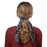 Satin Card Suits Vegas Black Scarf - Cufflinks.com - Flyclothing LLC