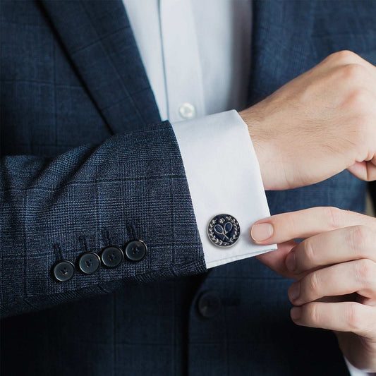 Tennis Enthusiast Cufflinks - Cufflinks.com - Flyclothing LLC