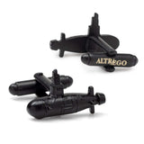 US Submarine Black 3D Cufflinks - Cufflinks.com - Flyclothing LLC