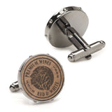 Wine Barrel Metal Cufflinks - Cufflinks.com - Flyclothing LLC