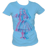 Alice In Wonderland Blurred Alice Tee - Alice in Wonderland - Flyclothing LLC