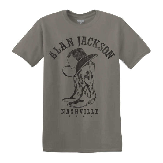 Alan Jackson Boots And Nashville Unisex T-Shirt - Alan Jackson - Flyclothing LLC